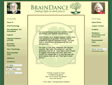 Tablet Screenshot of braindance.us